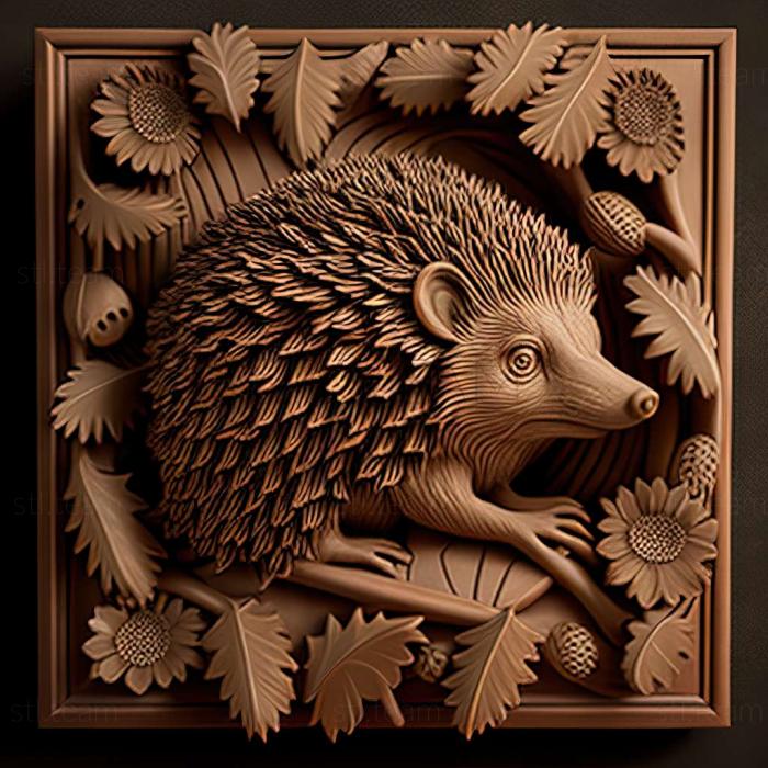 3D model hedgehog (STL)